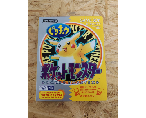 Pokemon Amarillo Game Boy Japon