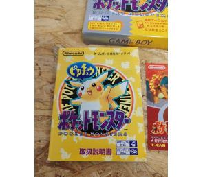 Pokemon Amarillo Game Boy Japon