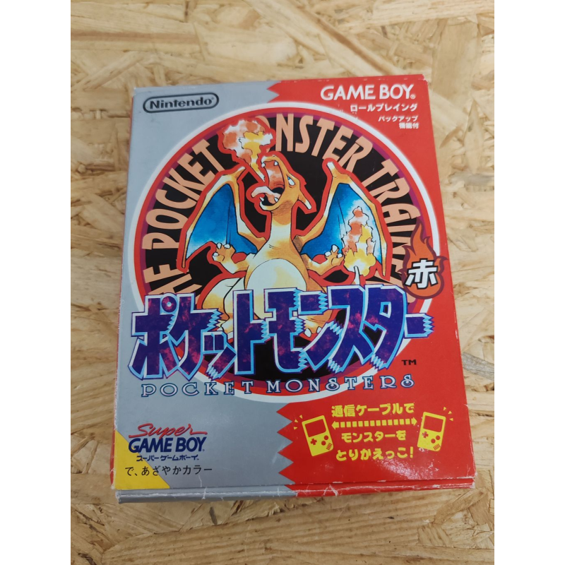 Pokemon Rojo Game Boy Japon Pokemon Rojo Game Boy Japon