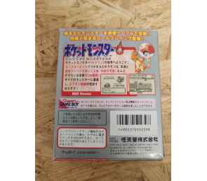 Pokemon Rojo Game Boy Japon