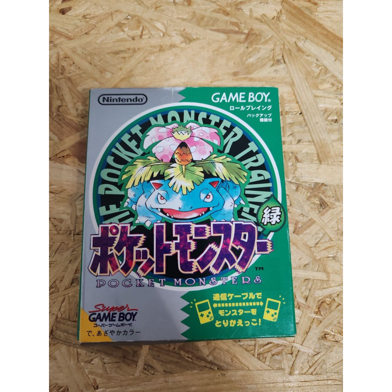Pokemon Verde Game Boy Japon Pokemon Verde Game Boy Japon