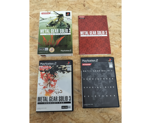 Metal Gear Solid Subsistence PS2 Japón
