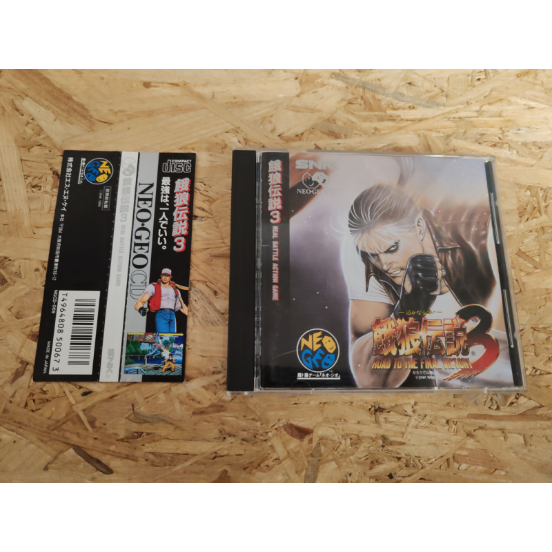 Fatal Fury 3 Neo Geo CD Japón Fatal Fury 3 Neo Geo CD Japón