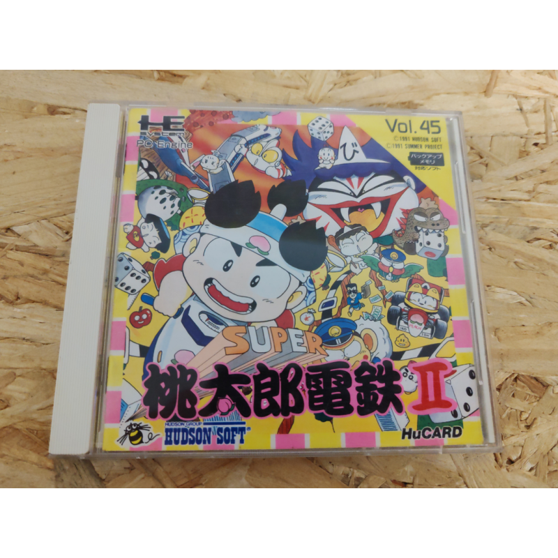 Super Momotaro Dentetsu II PC Engine Japón Super Momotaro Dentetsu II PC Engine Japón