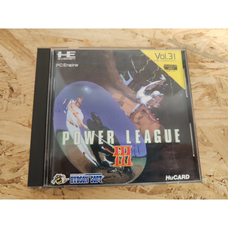 Power League III PC Engine Japón Power League III PC Engine Japón
