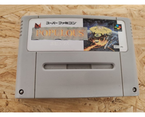 Populous Super Famicom Japón