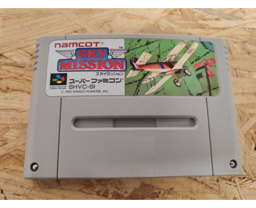Sky Mission Super Famicom Namcot Japón