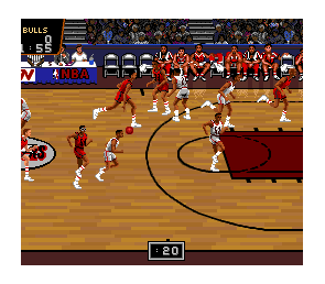 NBA Pro Basketball (Bulls vs Blazers and the NBA Playoffs) Super Famicom Japón