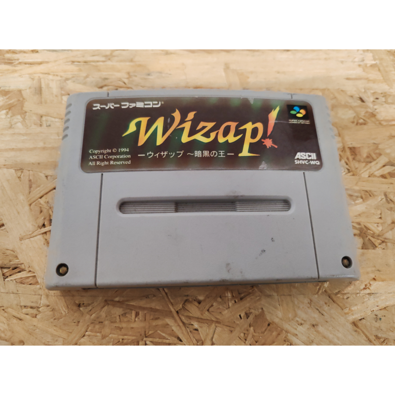Wizap! Ankoku no Ou Super Famicom Japón Wizap! Ankoku no Ou Super Famicom Japón