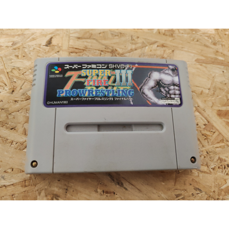 Super Fire Pro Wrestling III Final Bout Super Famicom Japón Super Fire Pro Wrestling III Final Bout Super Famicom Japón