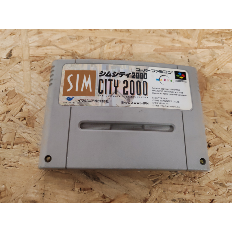 SimCity 2000 Super Famicom Japón SimCity 2000 Super Famicom Japón
