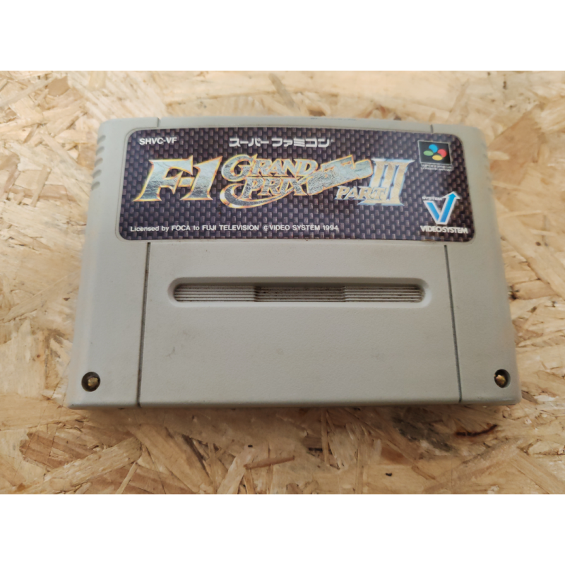 F-1 Grand Prix Part III Super Famicom Japón F-1 Grand Prix Part III Super Famicom Japón