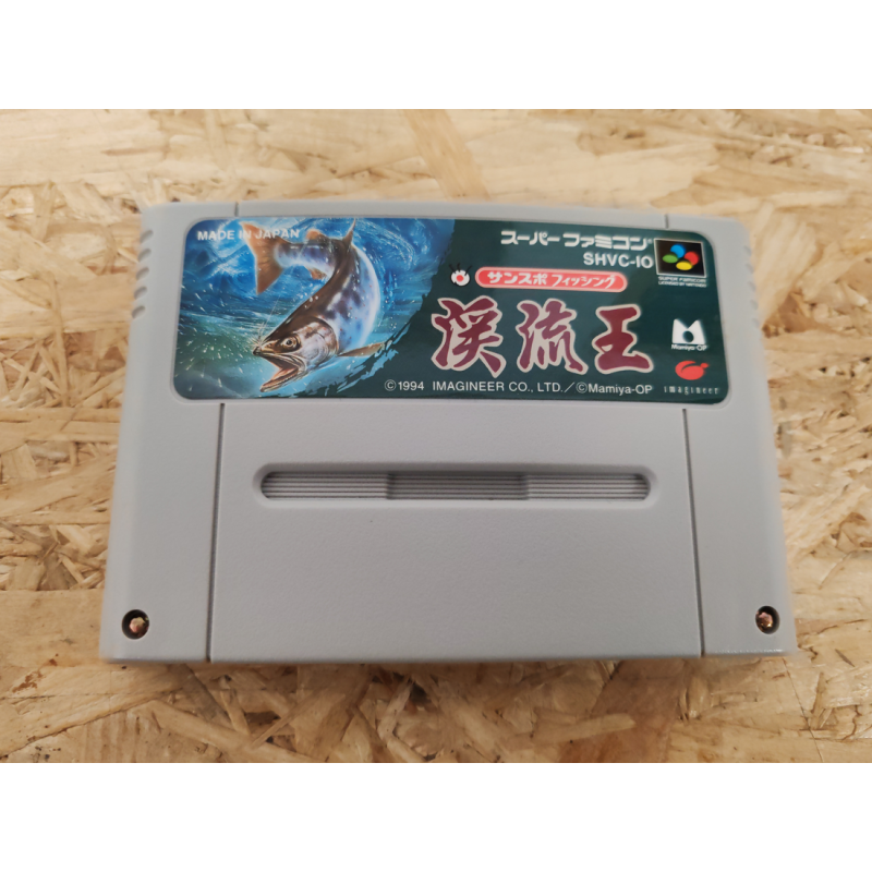 Sansupo Fishing Keiryuu Ou Super Famicom Japón Sansupo Fishing Keiryuu Ou Super Famicom Japón