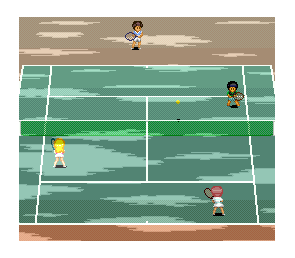 Super Family Tennis Super Famicom Japón