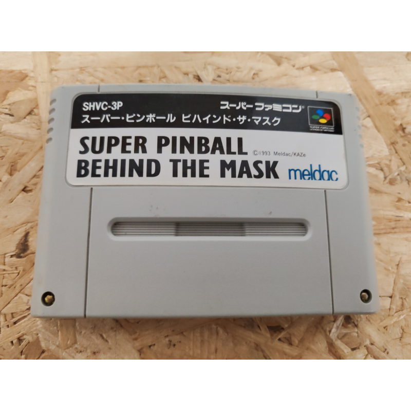 Super Pinball: Behind the Mask Super Famicom Japón