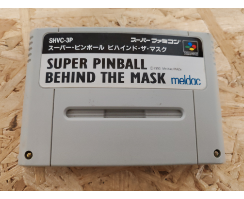 Super Pinball: Behind the Mask Super Famicom Japón