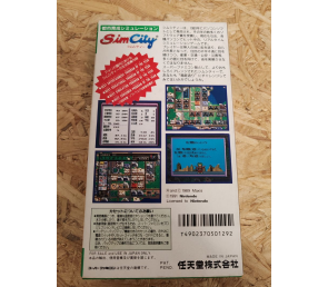 Sim City Super Famicom Japón