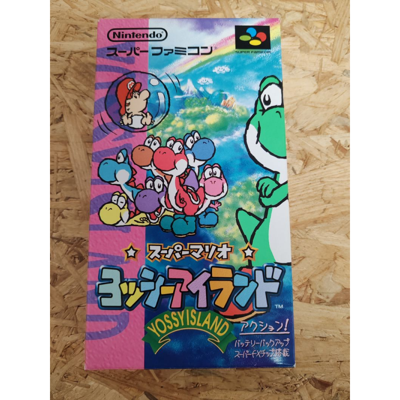 Yoshi's Island Super Famicom Mint Japón Yoshi's Island Super Famicom Mint Japón