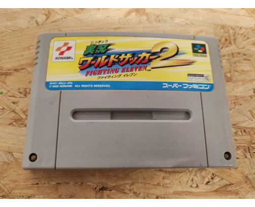 Jikkyou World Soccer 2 Fighting Eleven SF Super Famicom Japón