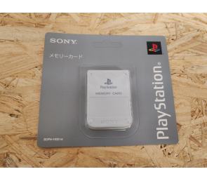 Memory Card PS1 Sony Nueva en Blister Japón