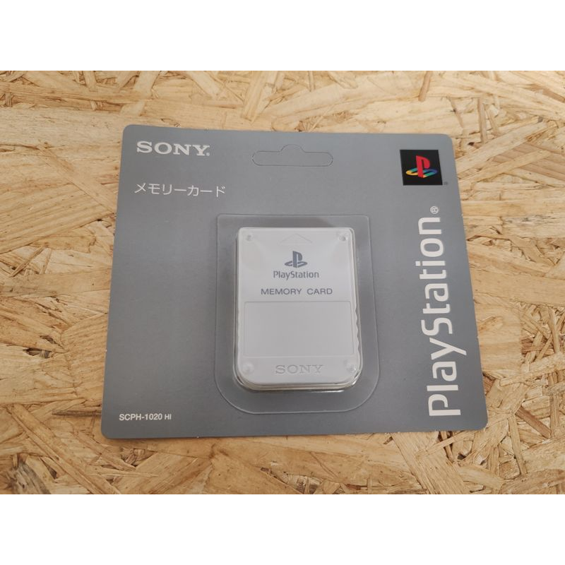 Memory Card PS1 Sony Nueva en Blister Japón Memory Card PS1 Sony Nueva en Blister Japón