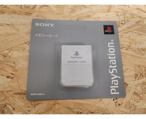 Memory Card PS1 Sony Nueva en Blister Japón