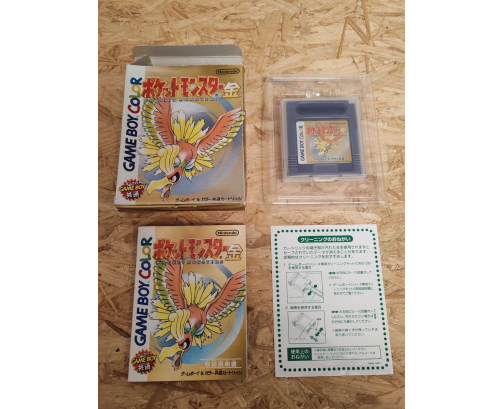 Pokemon Oro Game Boy Color Japonés Japón