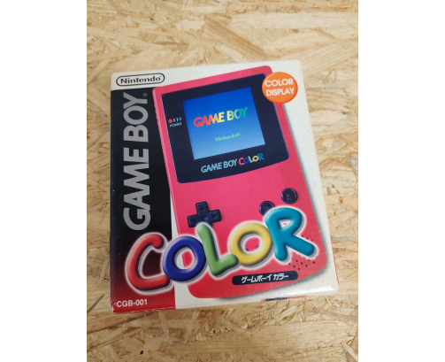 Nintendo Game Boy Color Rojo Caja Original PAL