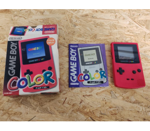 Nintendo Game Boy Color Rojo Caja Original PAL