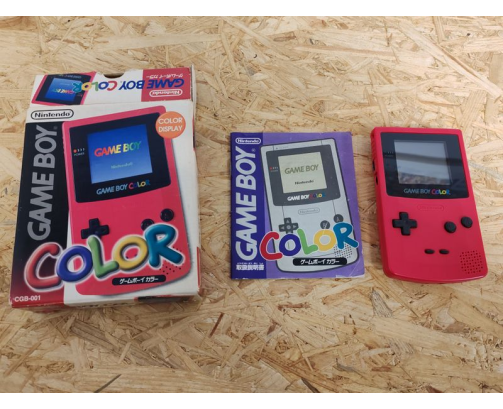 Nintendo Game Boy Color Rojo Caja Original PAL