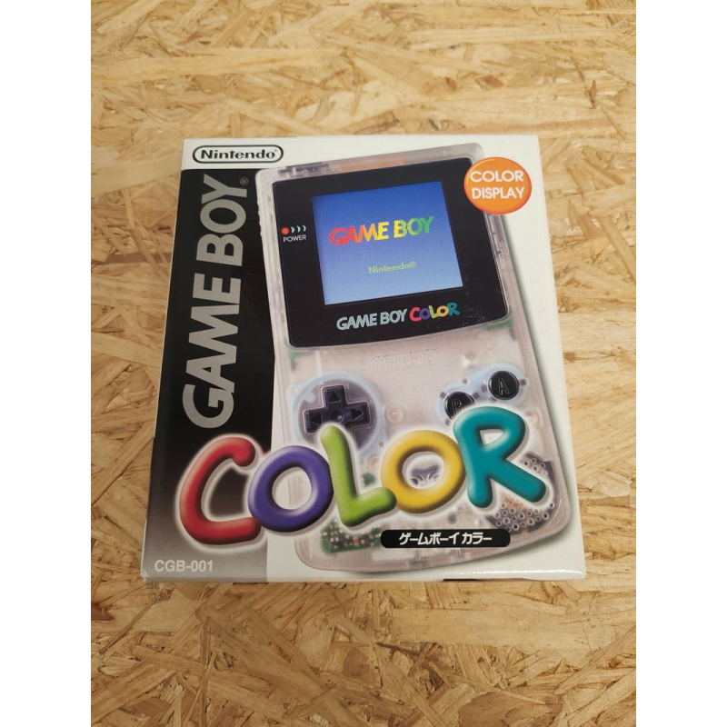 Game Boy Color Transparente Caja Original Japón Game Boy Color Transparente Caja Original Japón
