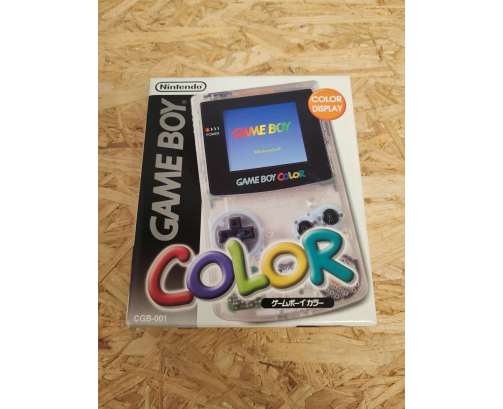 Game Boy Color Transparente Caja Original Japón