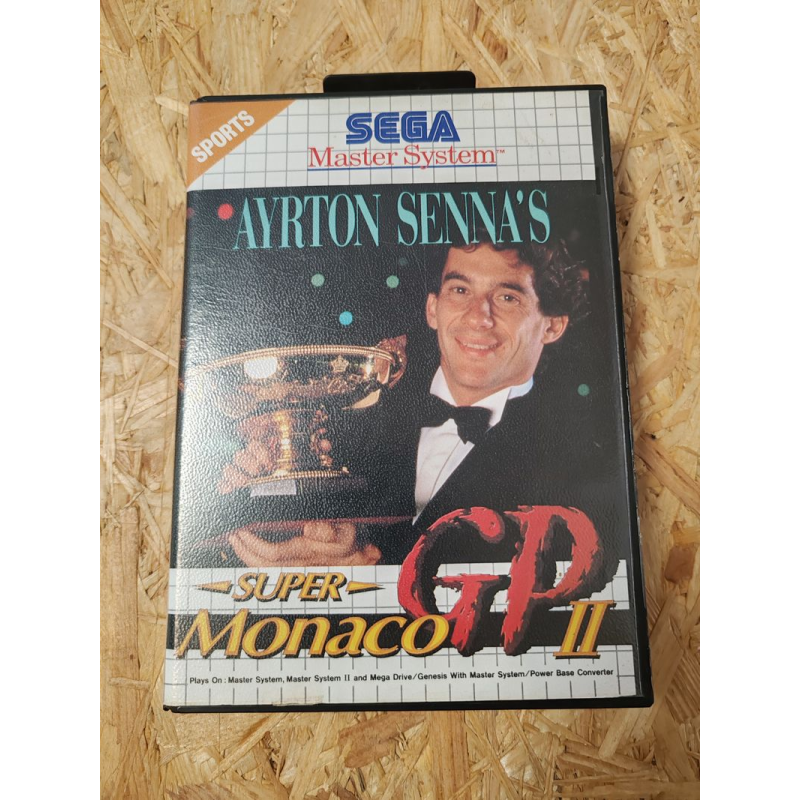 Super Monaco GP II Master System SEGA Mega Drive