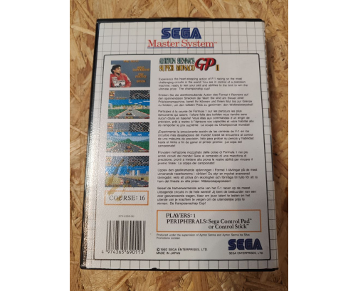 Super Monaco GP II Master System SEGA Mega Drive