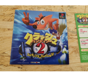 Crash Bandicoot 2 PS1 Japonés Japón