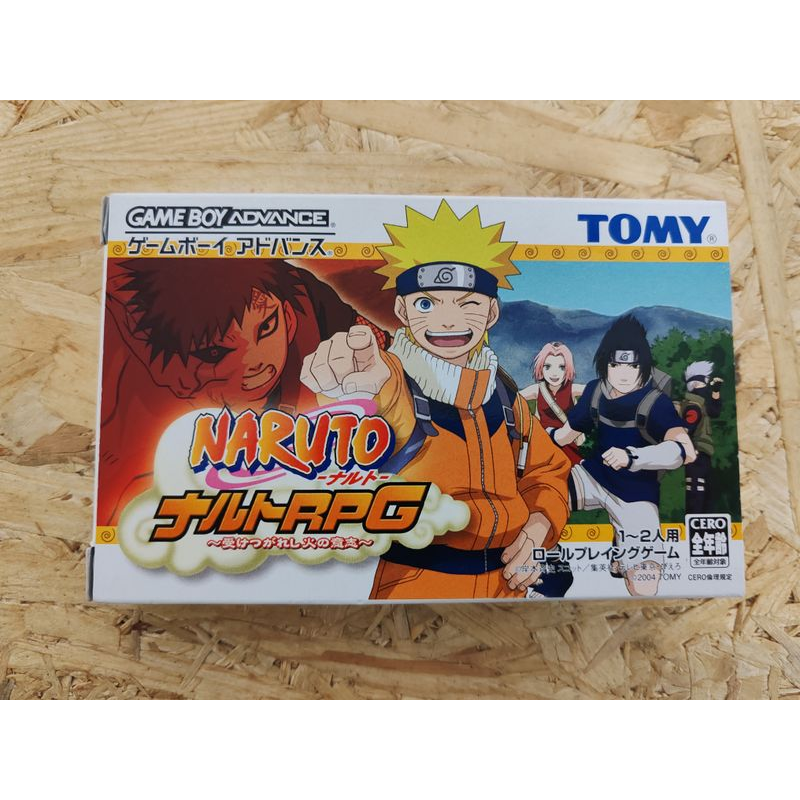 Naruto RPG Uketsugareshi Hi no Ishi GBA Japón Game Boy Advance