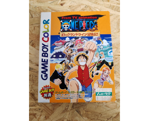 One Piece Maboroshi no Grand Line Boukenki! GBC Game Boy Color