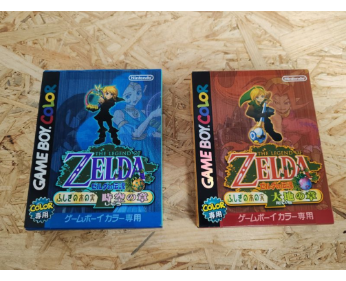Zelda Oracle of Seasons y Oracle of Ages (Japón) Game Boy Color