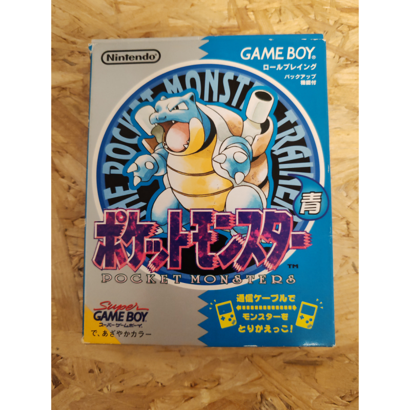 Pocket Monsters Azul Pokémon Azul Japón Game Boy