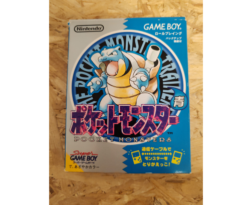 Pocket Monsters Azul Pokémon Azul Japón Game Boy
