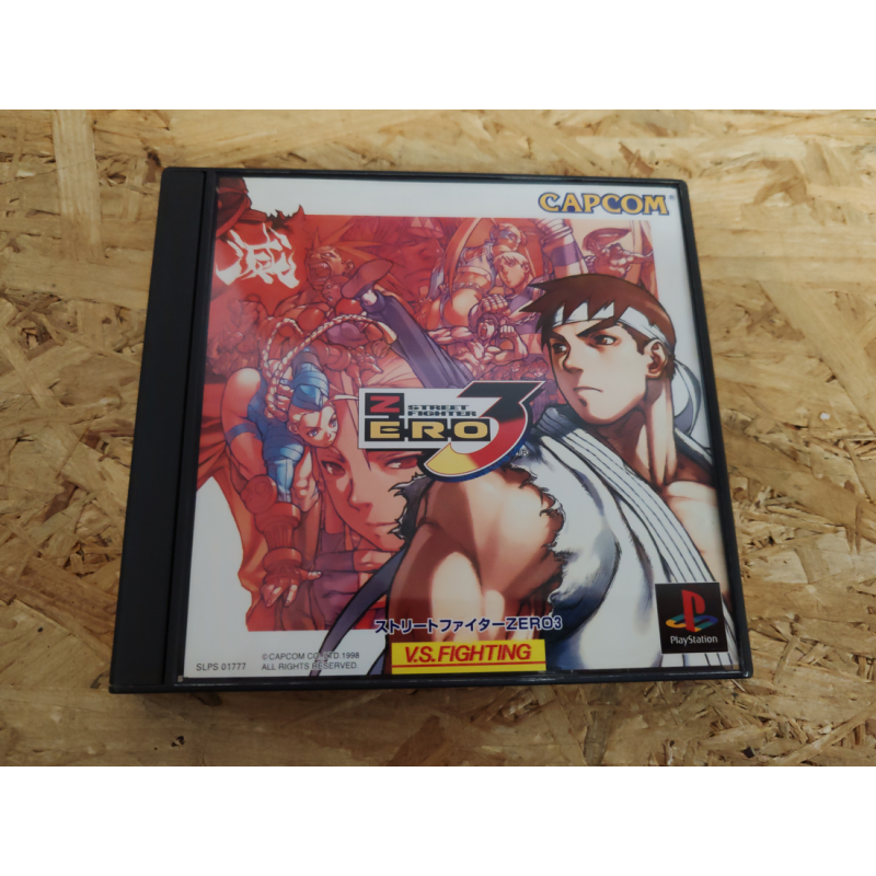 Street Fighter ZERO 3 PS1 Japón Street Fighter ZERO 3 PS1 Japón