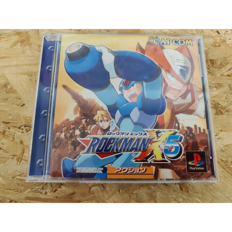 Rockman X5 (Mega Man X5) PS1 Japón Rockman X5 (Mega Man X5) PS1 Japón